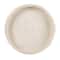 Hello Honey® 17" Whitewashed Round Hand-Carved Decorative Paulownia Wood Tray